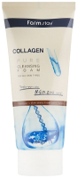 Пенка для умывания FarmStay Collagen Pure Cleansing Foam Антивозрастная (180мл) - 