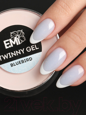 Моделирующий гель для ногтей E.Mi Twinny Hard Gel Синяя птица №02 (15г)