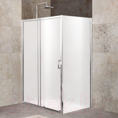 Душевой уголок BelBagno UNIQUE-AH-1-100/115-100-M-Cr