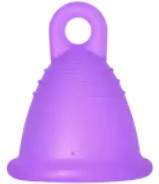 Менструальная чаша Me Luna Classic Shorty S Ring Purple / MSCRPS - 