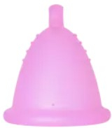 Менструальная чаша Me Luna Soft Shorty S Ball Pink / MSSBPS - 