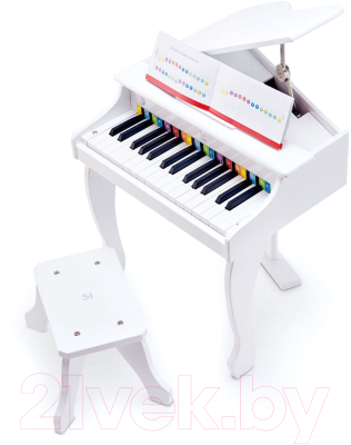 Музыкальная игрушка Hape Рояль Делюкс / E0338-HP (белый)