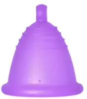 Менструальная чаша Me Luna Classic Shorty M Ball Purple / MMCBPS - 