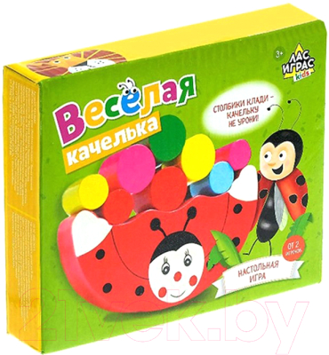 

Настольная игра Лас Играс, Весёлая качелька: божья коровка / 4313682