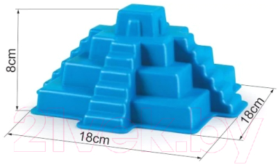 Формочка для песочницы Hape Пирамида Майя / E4074-HP