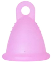 Менструальная чаша Me Luna Soft Shorty M Ring Pink / MMSRPS - 