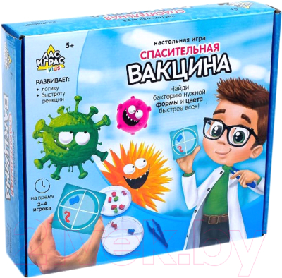 

Настольная игра Лас Играс, Спасительная вакцина / 4127088