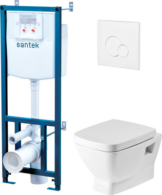 Унитаз подвесной с инсталляцией Santek Нео 1.WH30.2.463 - 