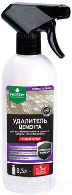 Удалитель цемента Prosept Cement Cleaner готовый состав (500мл)
