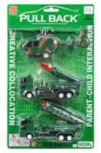 

Набор игрушечной техники Наша игрушка, Военный / SY713-3L