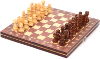 Набор настольных игр Наша игрушка Шахматы, шашки, нарды 3 в 1 / W7701H - 