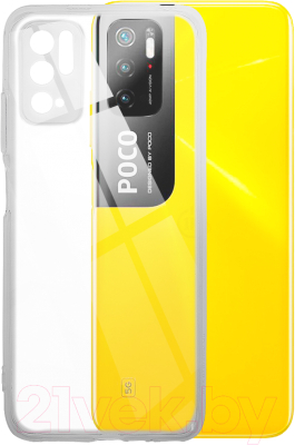 Чехол-накладка Volare Rosso Clear для Xiaomi Poco M3 Pro (прозрачный)
