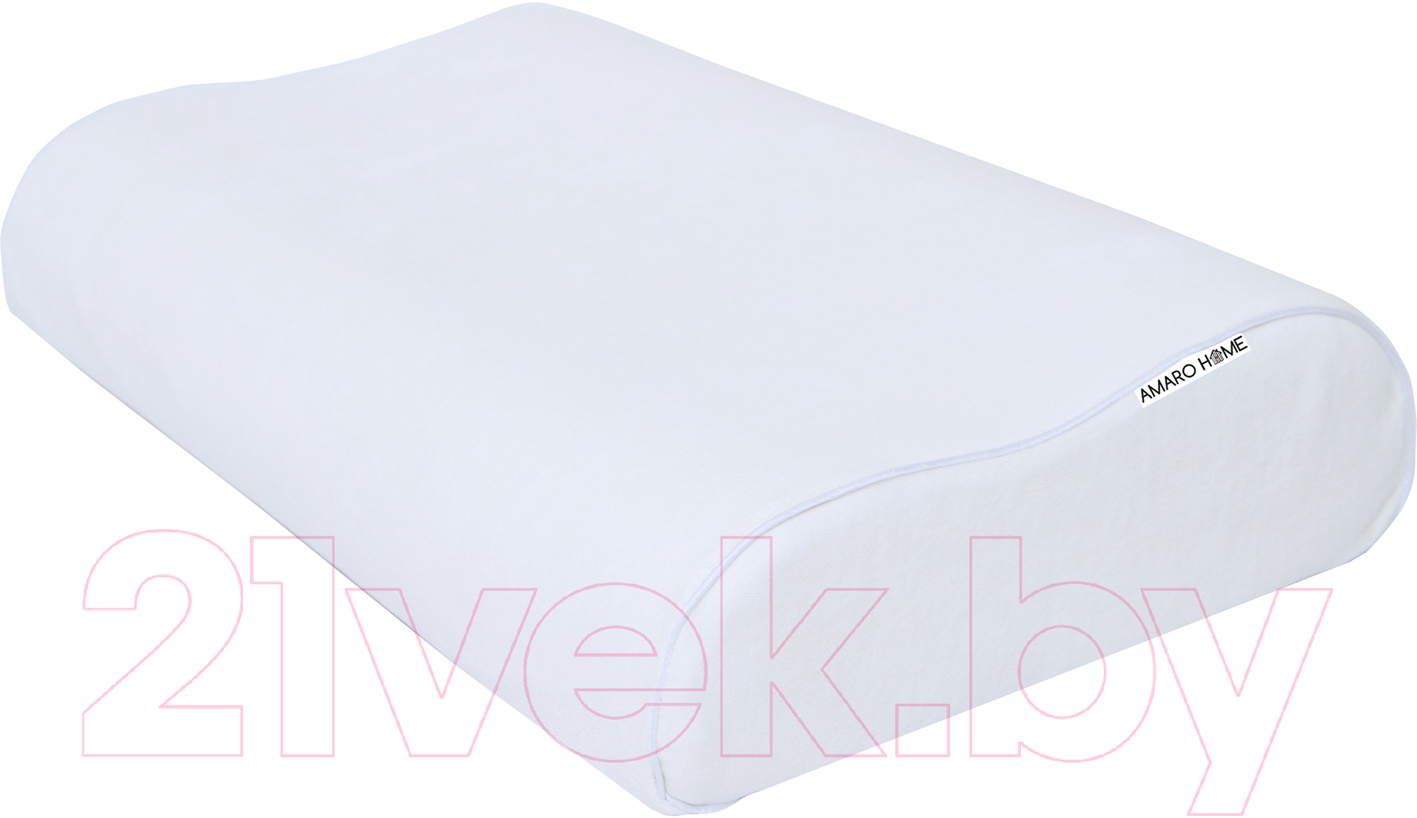 Ортопедическая подушка Amaro Home Memory Foam Massage / HOME-24MF-M (белый)