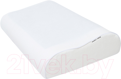 Ортопедическая подушка Amaro Home Memory Foam Wave Gel / HOME-24MF-WG (белый)