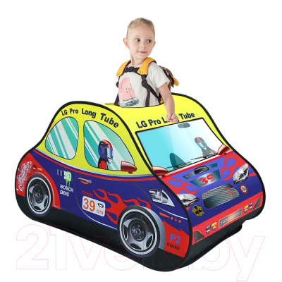 Детская игровая палатка Pituso Гоночный автомобиль / J1115 (50 шаров)