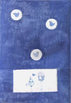 Коврик Kidboo Lovely Birds (120x180, синий)