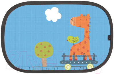 Комплект защитных шторок Nuovita Tenda Giraffe/Elephant (2шт)