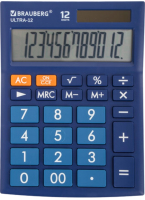 Калькулятор Brauberg ULTRA-12-BU / 250492 (синий) - 