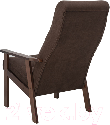 Кресло мягкое Импэкс Leset Retro (орех/Ophelia 15 коричневый)