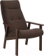 Кресло мягкое Импэкс Leset Retro (орех/Ophelia 15 коричневый) - 