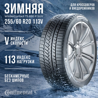 Зимняя шина Continental WinterContact TS 850 P SUV 255/60R20 113V