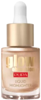 

Хайлайтер, Glow Obsession Liquid Жидкий эффект металлик тон 002