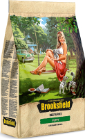 Сухой корм для собак Brooksfield Low Grain Puppy с говядиной и рисом / 5651000 (0.8кг) - 