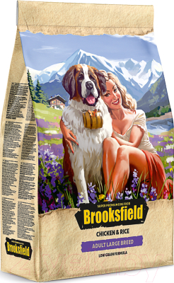 

Корм для собак Brooksfield, Low Grain Adult Dog Large Breed с курицей и рисом / 5651031