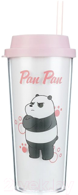 Бутылка для воды Miniso We Bare Bears Панда / 4307