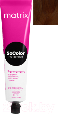 

Крем-краска для волос MATRIX, Шатен, SoColor Pre-Bonded 4NW