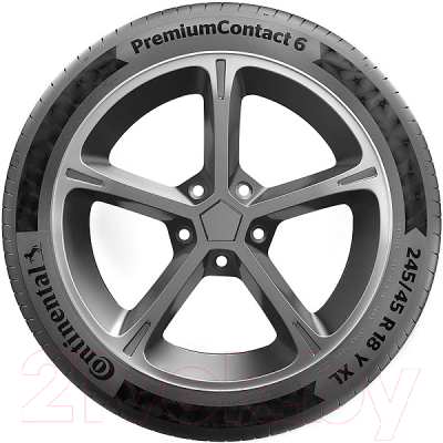 Летняя шина Continental PremiumContact 6 255/50R20 109H (AO) Audi