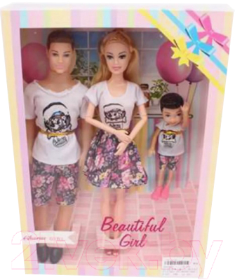 Набор кукол Наша игрушка Счастливая семья / ZR-559