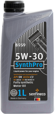 Моторное масло Senfineco SynthPro 5W30 SN C3 / 8959 (1л)