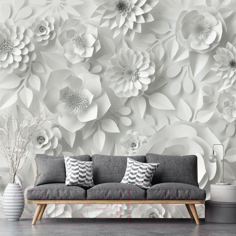 Фотообои листовые Citydecor Цветы модерн 3D (200x140) — фото 4