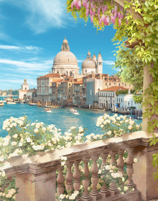 Фотообои листовые Citydecor Венеция фреска (200x254)