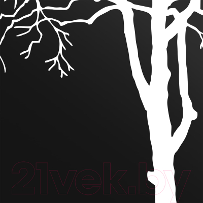 Фотообои листовые Citydecor Дерево инь-янь 3D (200x254)