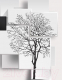 Фотообои листовые Citydecor Дерево 3D Инь-янь 2 (200x254) - 