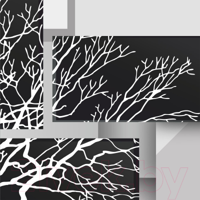 Фотообои листовые Citydecor Дерево 3D Инь-янь (300x150)