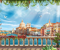 Фотообои листовые Citydecor Венеция фреска 2 (300x254) - 