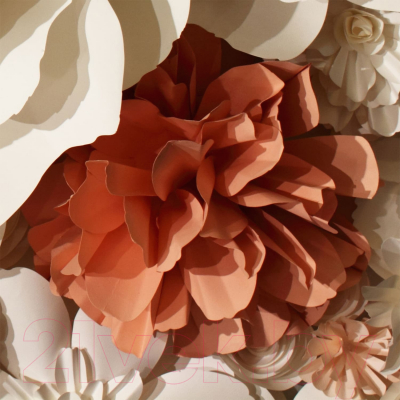 Фотообои листовые Citydecor Цветы 3D (300x254)