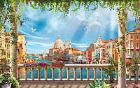 Фотообои листовые Citydecor Венеция фреска 2 (400x254) - 