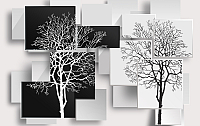 Фотообои листовые Citydecor Дерево 3D Инь-янь (400x254) - 