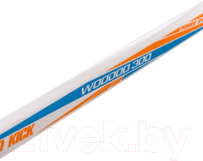 Клюшка хоккейная Grom Woodoo300 composite SR (белый, левая)