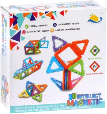 

Конструктор магнитный Наша игрушка, 689-8