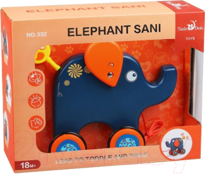 

Игрушка-каталка Наша игрушка, Слон / 200496372