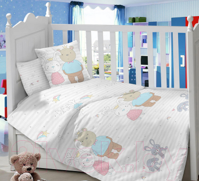 

Комплект постельный детский Lime Time, Baby Time Королевская семья