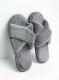 Миниатюра изображения товара Тапочки домашние Amaro Home Открытый нос / HOME-4005-Gr0-36 (р-р 36-38, графит)