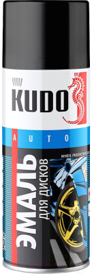 Эмаль автомобильная Kudo Для дисков / KU-5205 (520мл, стальной)