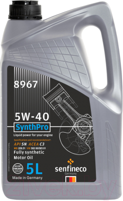 Моторное масло Senfineco SynthPro 5W40 SN C3 / 8967 (5л)