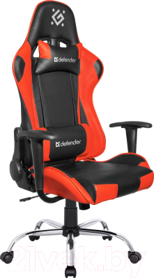 Кресло геймерское Defender Azgard / 64358 (черный/красный)